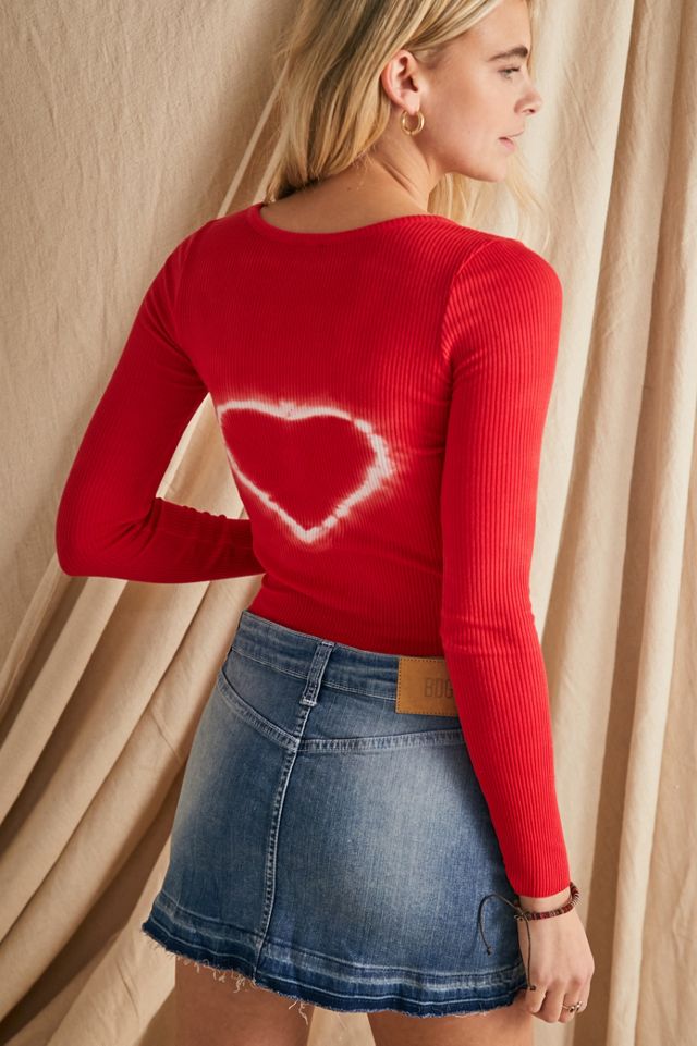 Maglietta BDG Tie-Dye a Cuore #1