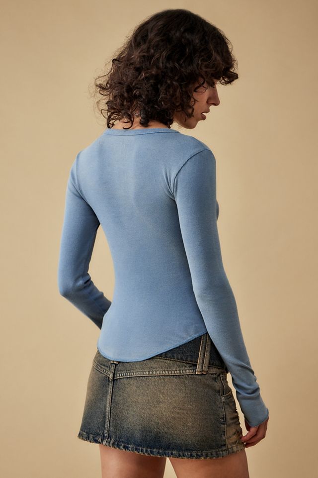 BDG Top manica lunga Drake Henley #3