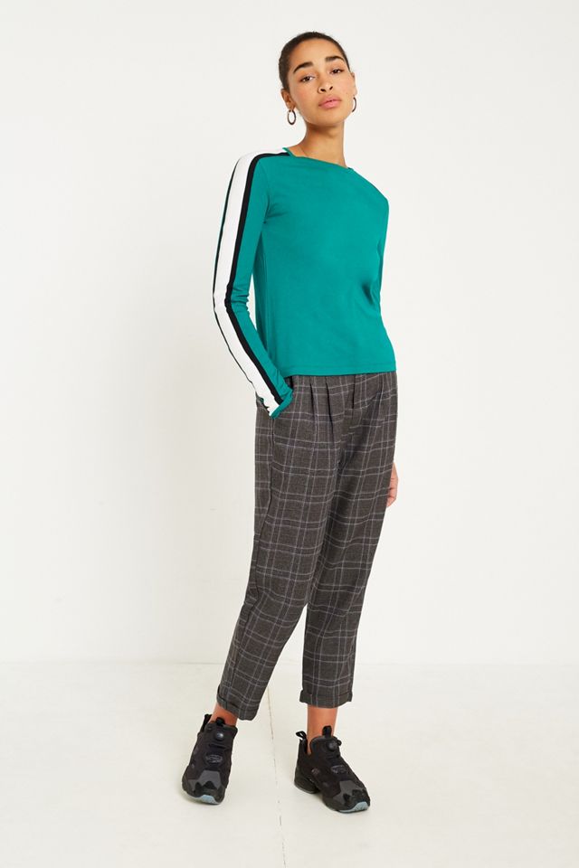 UO Sporty Striped Long Sleeve Top #1