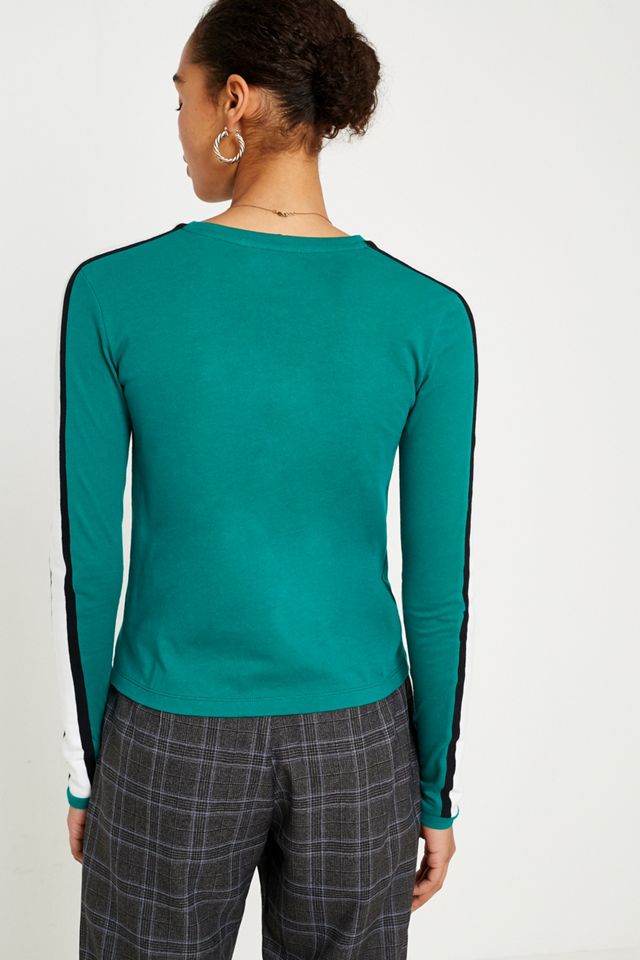 UO Sporty Striped Long Sleeve Top #3