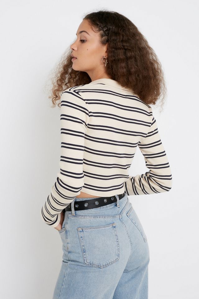 UO - Haut polo rayé #3