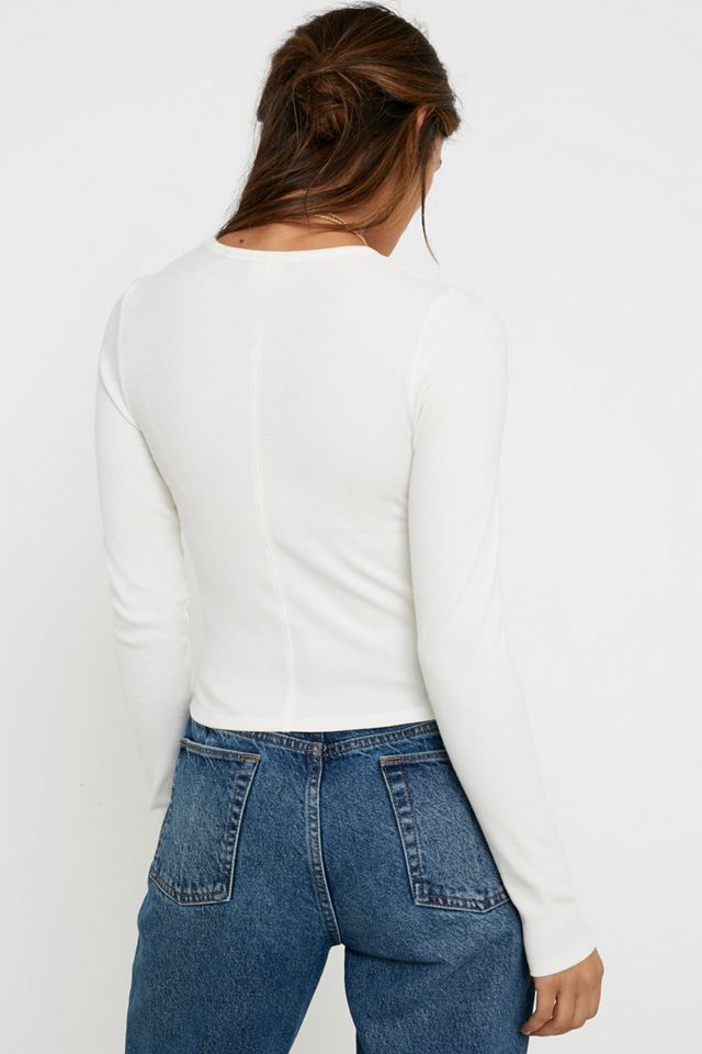 UO Ribbed Camiseta de bebé de manga larga #2