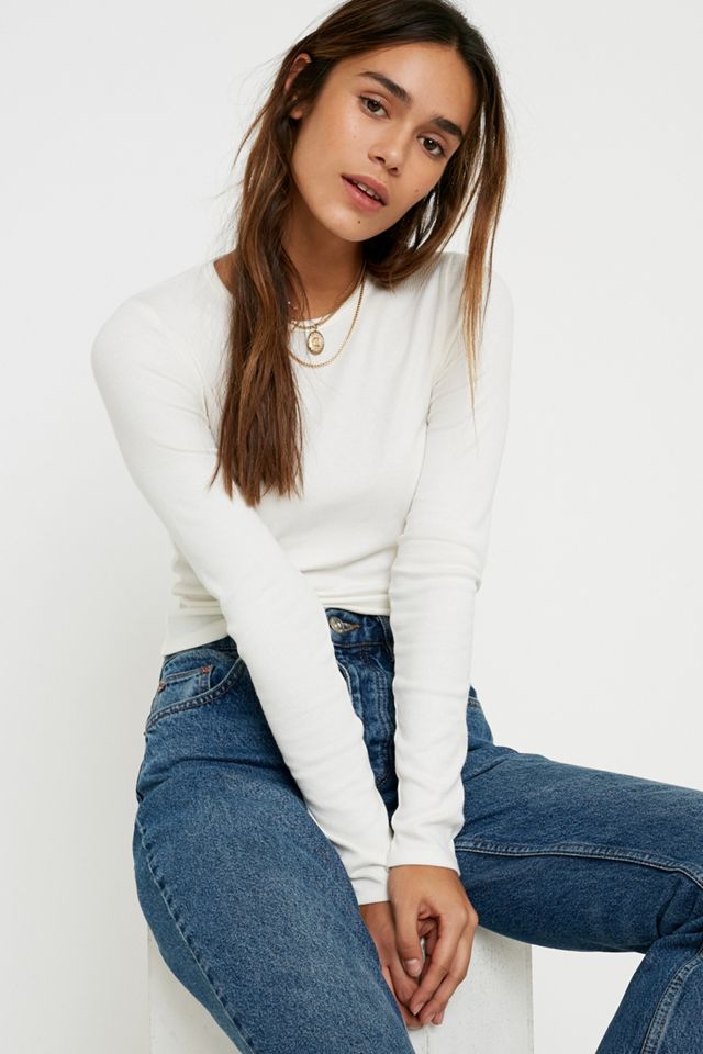UO Ribbed Camiseta de bebé de manga larga #3