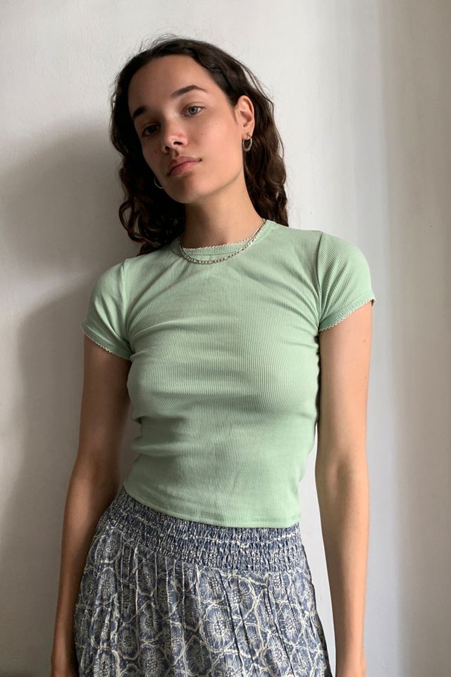 UO Picot Trim Baby T-Shirt #1