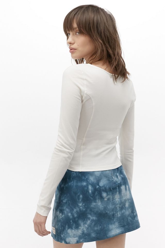 UO - Haut à encolure dégagée et coutures apparentes #1