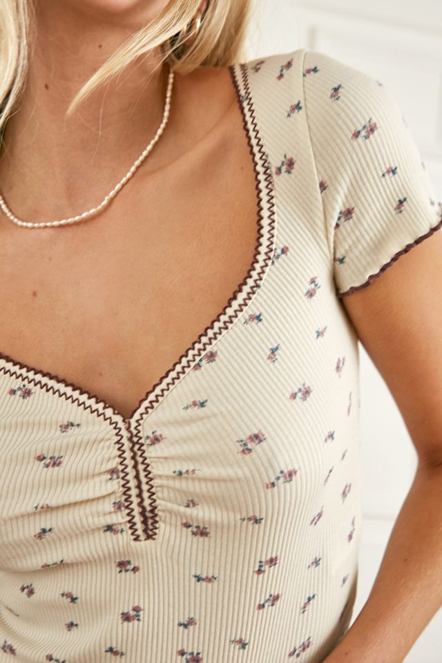UO Ditsy Floral Sweetheart Top #2