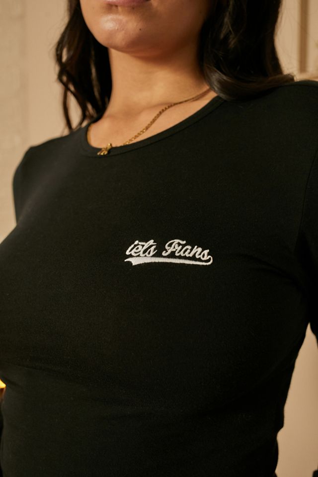 iets frans... – Langärmliges, kurz geschnittenes T-Shirt #3