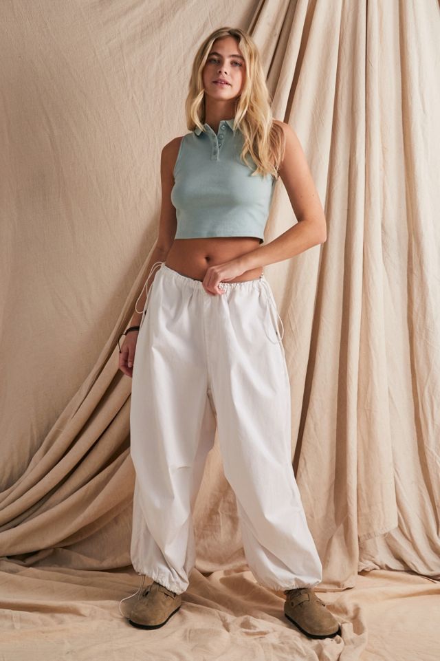 BDG Cropped Polo Tank Top  #2