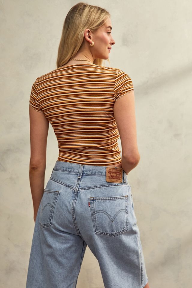 UO Stripe Nala Notch Neck Top  #2
