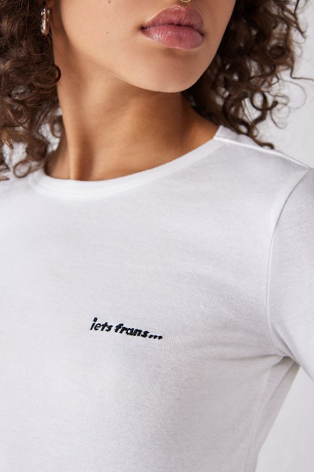 T-shirt court à manches longues Iets frans Urban Outfitters Femme Vêtements Tops & T-shirts T-shirts Manches longues 