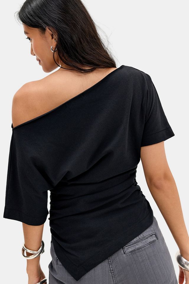 Silence + Noise Sai Ruched Waist Tee #3