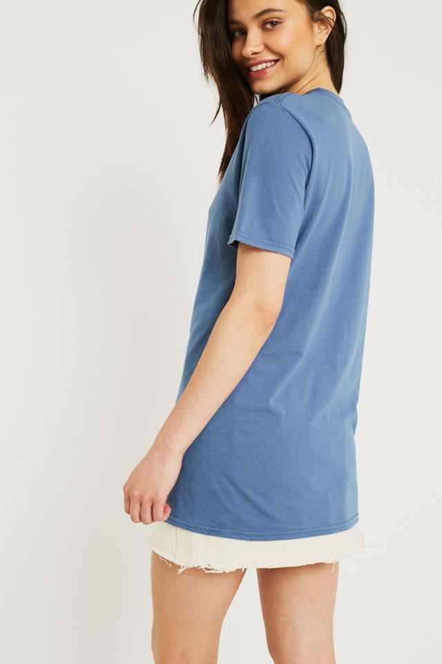 UO Knot-Front Oversized Short-Sleeve White T-Shirt #2