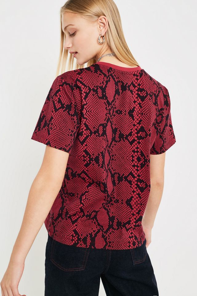 iets frans... – T-Shirt mit Schlangenprint #2