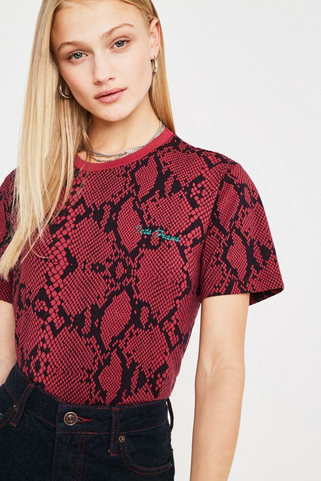 iets frans... – T-Shirt mit Schlangenprint #3