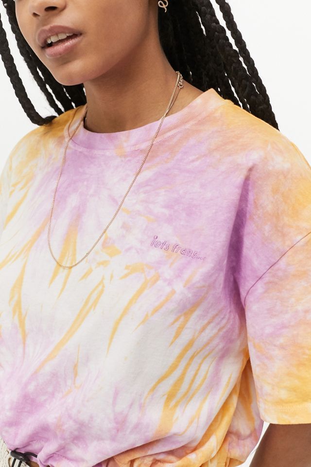 iets frans... Tie-Dye Bubble Hem T-Shirt #2