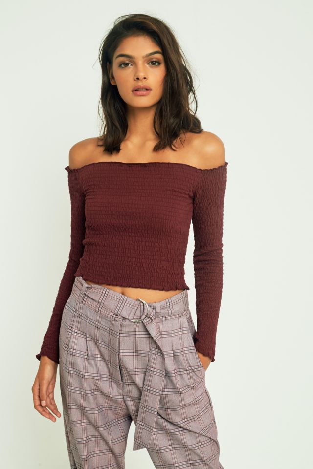 Urban outfitters shop off shoulder top