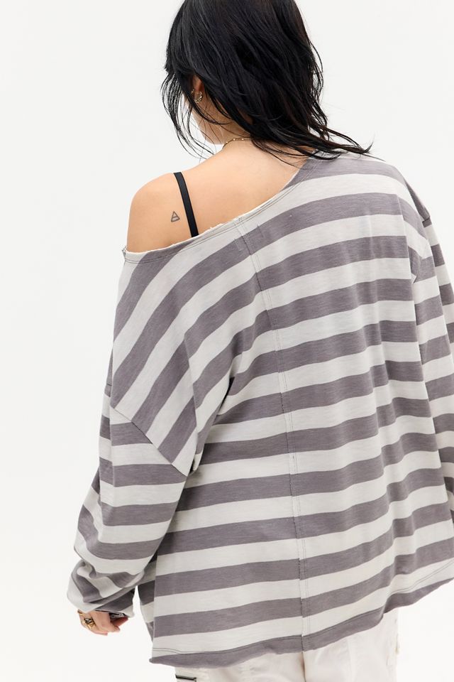 T-shirt con spalle scoperte BDG Kurt #3