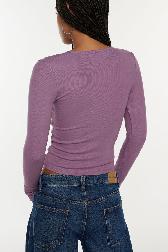 Silence + Noise Brody Long Sleeve Shrug Top #3