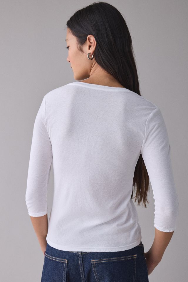 Maglietta a maniche 3/4 con scollo a V UO Spill The Tee #3