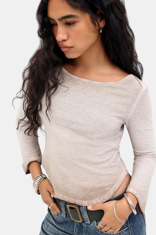 BDG Spill The Boat Neck Tee #1