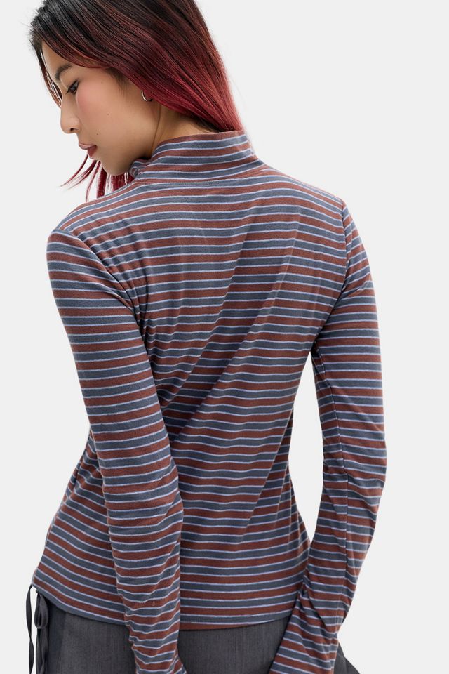 BDG Spill Turtleneck Long Sleeve Tee #3