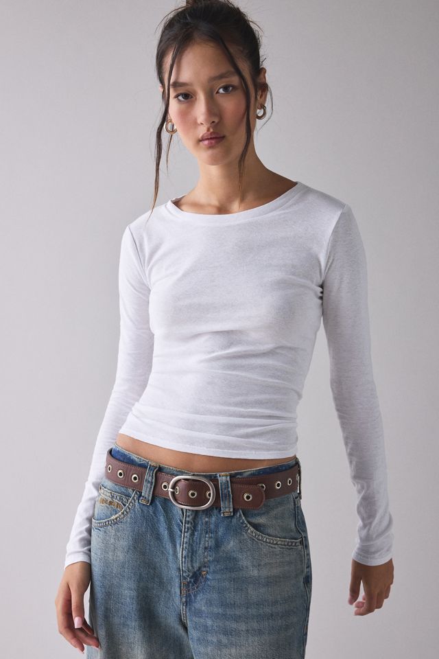 T-shirt à manches longues UO Spill The Tee #3