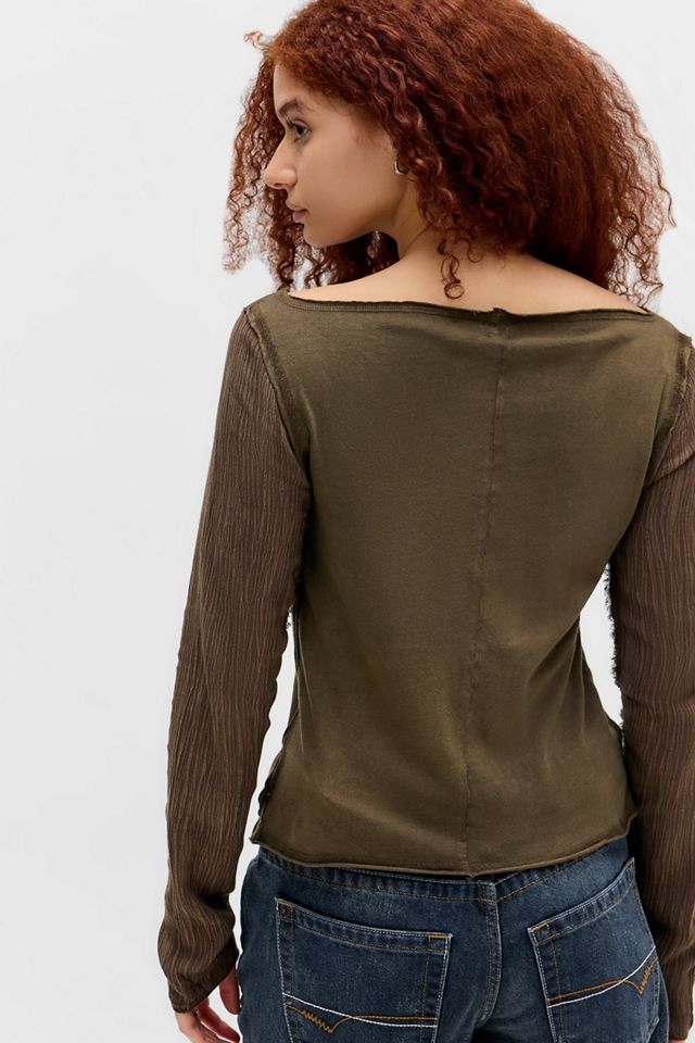 BDG Blake Washed Henley T-Shirt #3