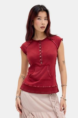 Haut Henley à poche BDG Bruno