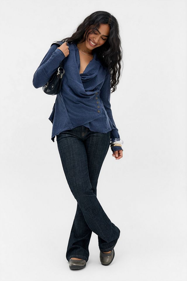 UO Drapierte Asymmetrische Strickjacke #1