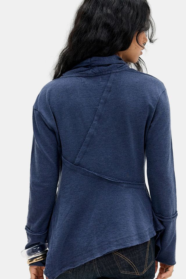 UO Drapierte Asymmetrische Strickjacke #3