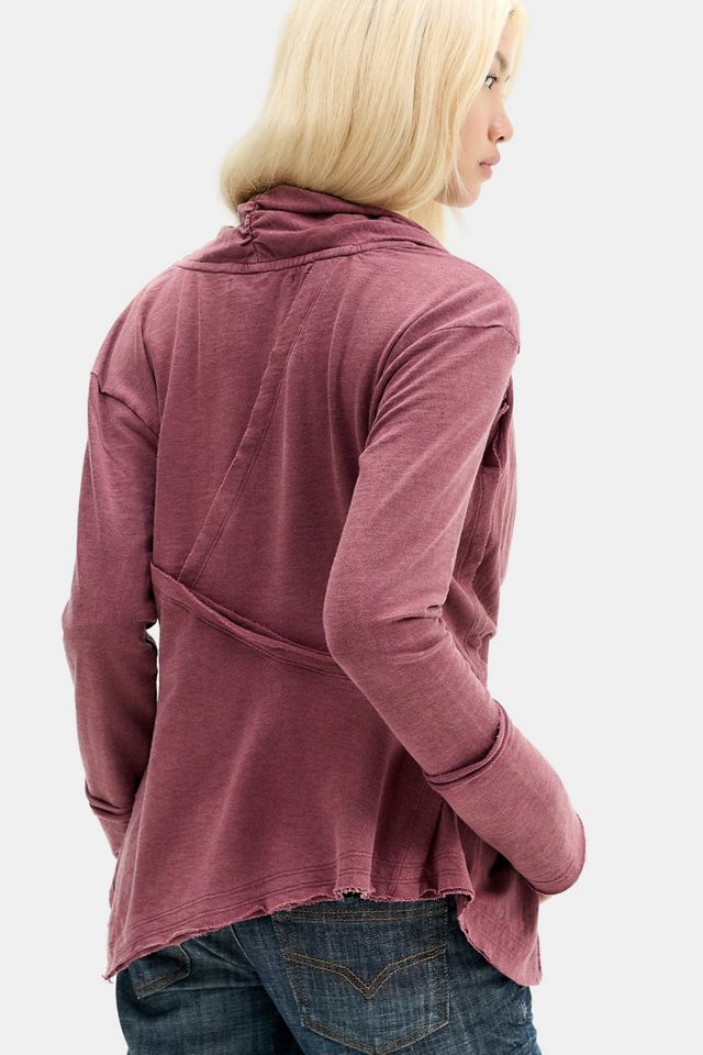 UO Draped Asymmetric Cardigan #2