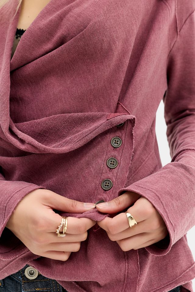 UO Draped Asymmetric Cardigan #3