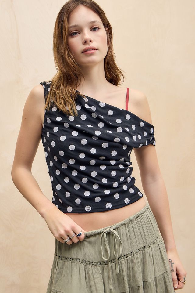 Silence + Noise Fia Spot Mesh Top #1