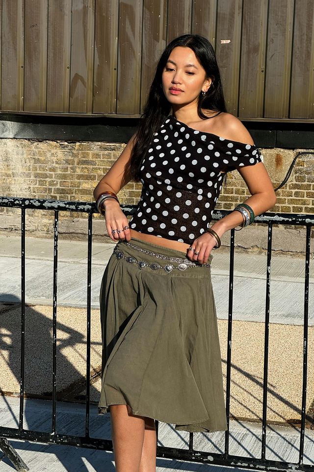 Silence + Noise Fia Spot Mesh Top #5