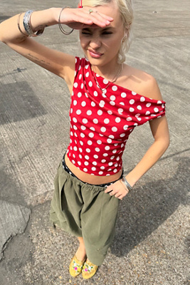 Haut en Maille Filet à Pois Fia en taille: XS - Silence + Noise - Modalova