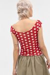 Silence + Noise Fia Spot Mesh Top