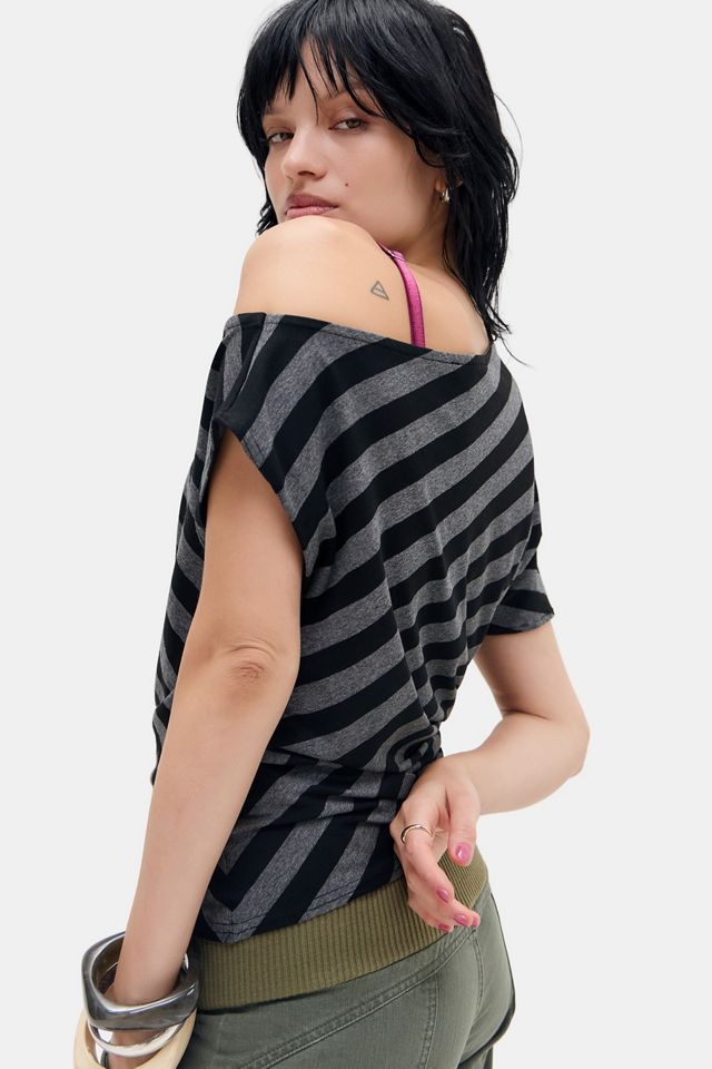 Silence + Noise Livia Off-Shoulder T-Shirt #3