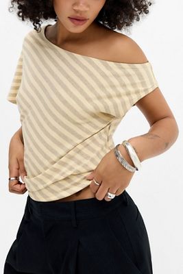 Camiseta con Hombros Descubiertos Livia de Silence + Noise