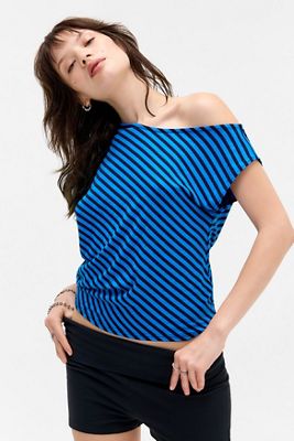 Silence + Noise Livia Off-Shoulder T-Shirt