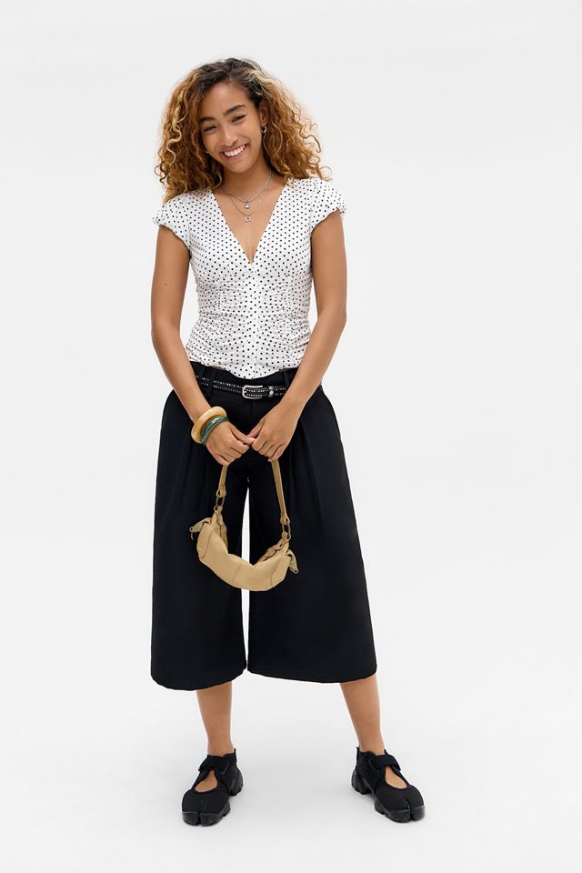 Silence + Noise Penny Ruched Spot Shirt #2