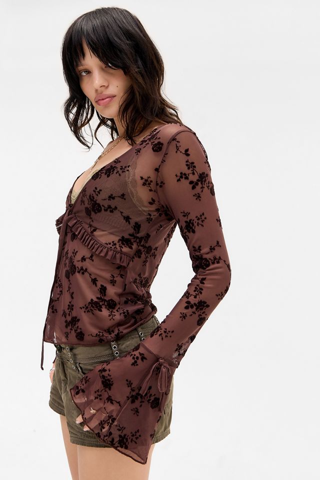 Silence + Noise Tilly Flock Top #2