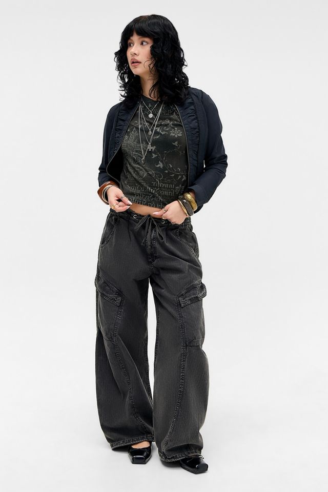 Silence + Noise Fia Ink Print Top #2