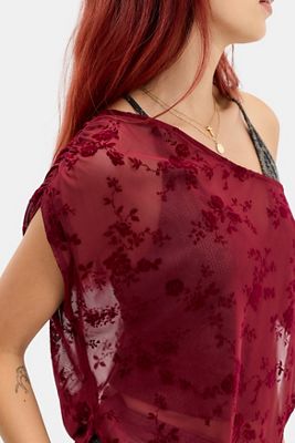 Poncho Flocado Kimchi Blue