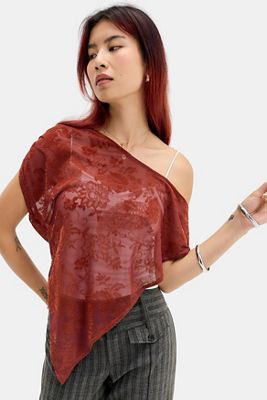 Poncho Flocado Kimchi Blue