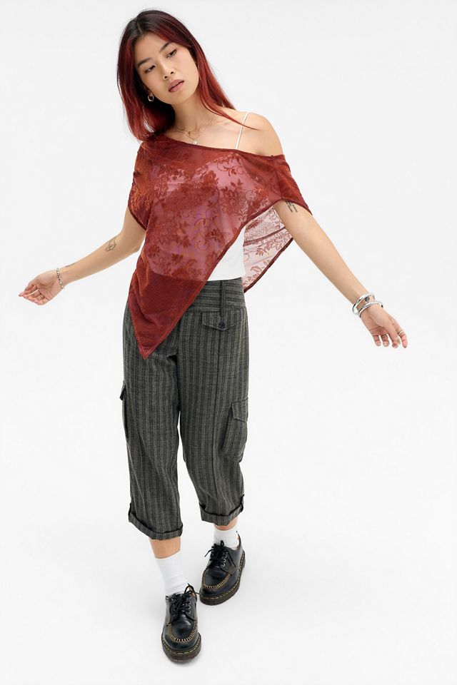 Kimchi Blue Beflockte Poncho #1