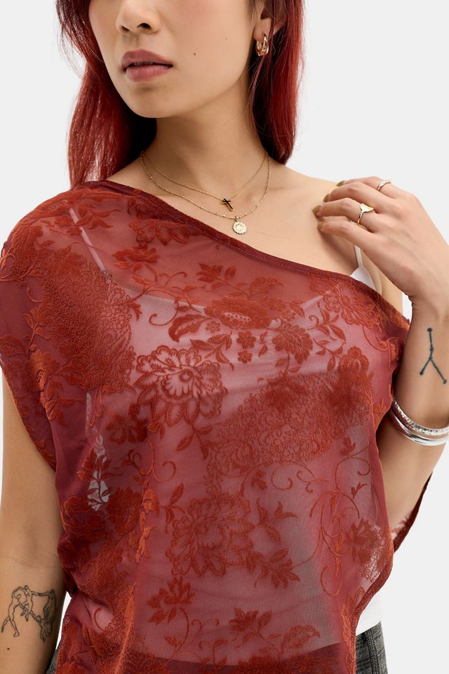 Kimchi Blue Beflockte Poncho #2
