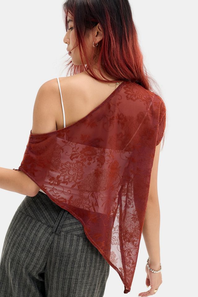 Kimchi Blue Beflockte Poncho #3