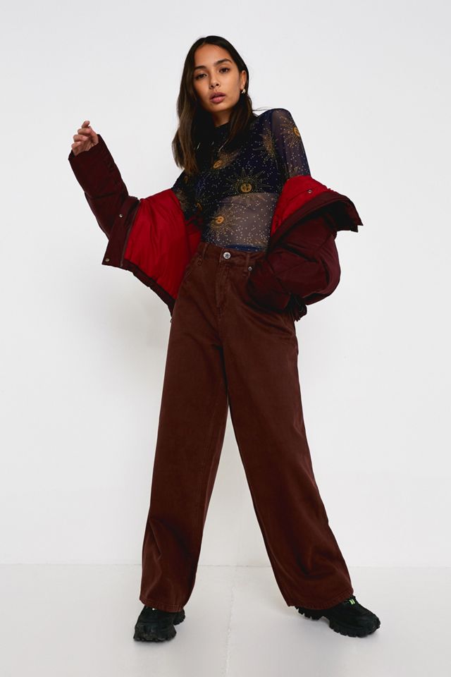 Urban Outfitters – Netzstoff-Longsleeve „Sun + Moon“ #2
