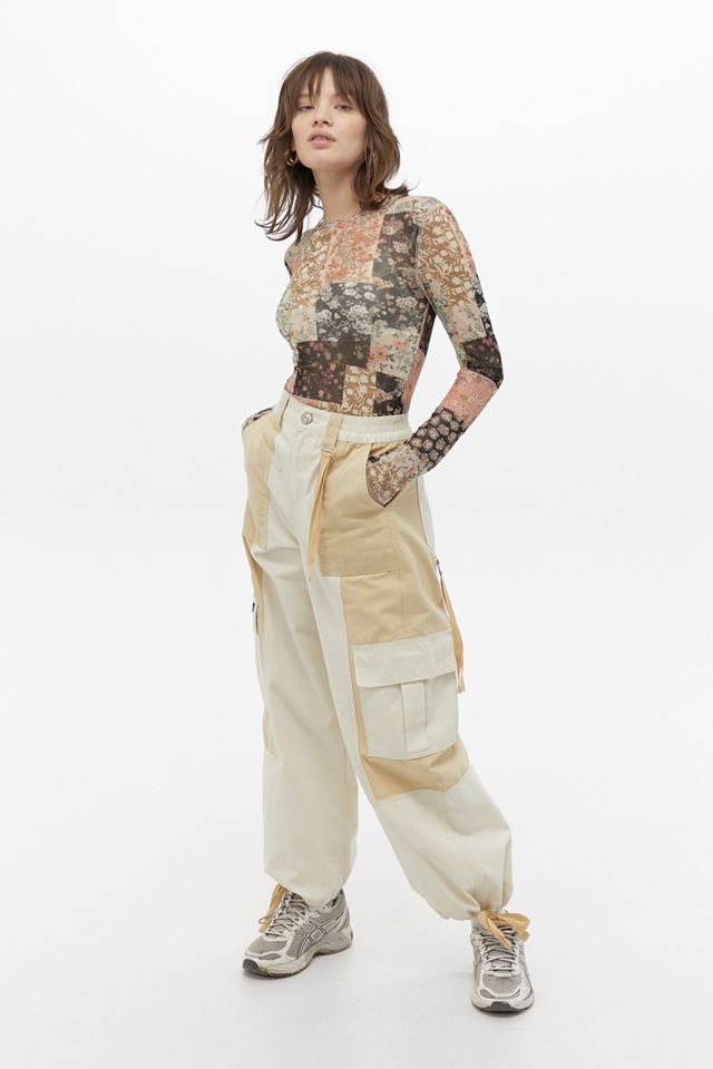 UO Pretty Patchwork Mesh Top #2