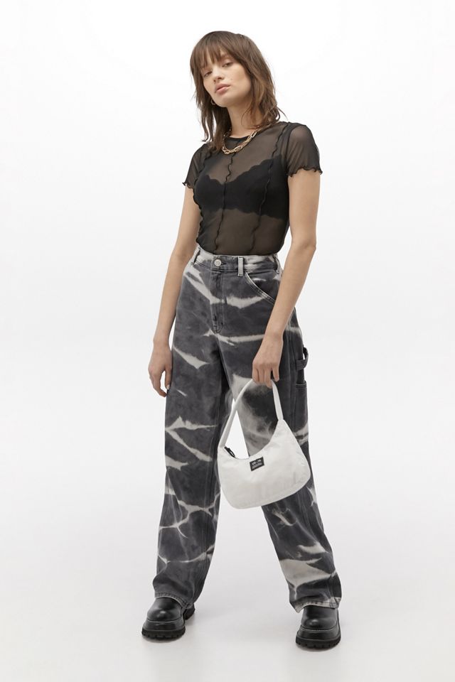 UO Lettuce Edge Mesh Top #2
